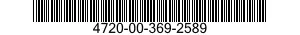 4720-00-369-2589  4720003692589 003692589