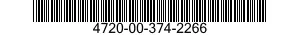 4720-00-374-2266  4720003742266 003742266