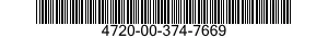 4720-00-374-7669  4720003747669 003747669