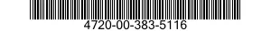 4720-00-383-5116  4720003835116 003835116
