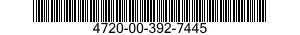 4720-00-392-7445  4720003927445 003927445