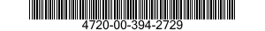 4720-00-394-2729  4720003942729 003942729