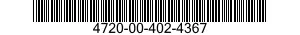 4720-00-402-4367  4720004024367 004024367