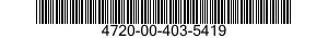 4720-00-403-5419  4720004035419 004035419