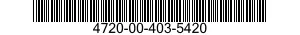 4720-00-403-5420  4720004035420 004035420