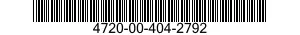 4720-00-404-2792  4720004042792 004042792