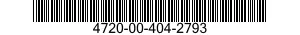 4720-00-404-2793  4720004042793 004042793