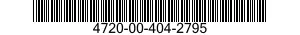 4720-00-404-2795  4720004042795 004042795