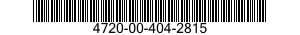 4720-00-404-2815  4720004042815 004042815