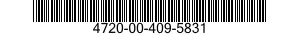 4720-00-409-5831  4720004095831 004095831