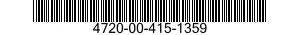 4720-00-415-1359 HOSE,AIR DUCT 4720004151359 004151359