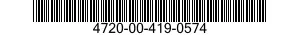 4720-00-419-0574  4720004190574 004190574