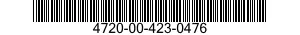 4720-00-423-0476  4720004230476 004230476