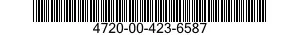 4720-00-423-6587  4720004236587 004236587