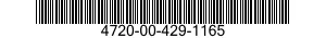 4720-00-429-1165  4720004291165 004291165