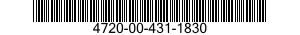 4720-00-431-1830  4720004311830 004311830