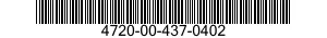 4720-00-437-0402  4720004370402 004370402