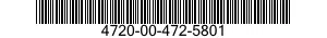 4720-00-472-5801  4720004725801 004725801