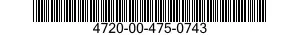 4720-00-475-0743  4720004750743 004750743