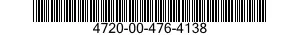 4720-00-476-4138  4720004764138 004764138