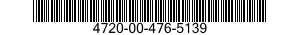 4720-00-476-5139  4720004765139 004765139