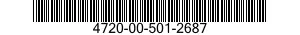 4720-00-501-2687  4720005012687 005012687