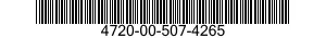 4720-00-507-4265  4720005074265 005074265
