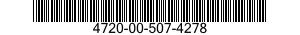 4720-00-507-4278  4720005074278 005074278