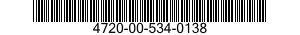 4720-00-534-0138  4720005340138 005340138