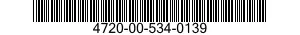 4720-00-534-0139  4720005340139 005340139