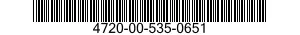 4720-00-535-0651  4720005350651 005350651