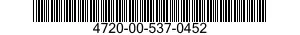4720-00-537-0452  4720005370452 005370452