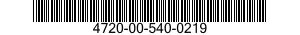 4720-00-540-0219  4720005400219 005400219