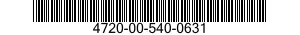 4720-00-540-0631  4720005400631 005400631