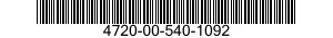 4720-00-540-1092  4720005401092 005401092