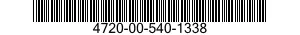 4720-00-540-1338  4720005401338 005401338