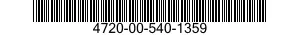 4720-00-540-1359  4720005401359 005401359