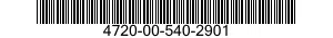 4720-00-540-2901  4720005402901 005402901