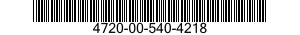 4720-00-540-4218  4720005404218 005404218