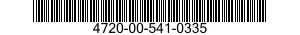 4720-00-541-0335  4720005410335 005410335