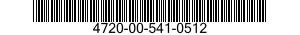 4720-00-541-0512  4720005410512 005410512