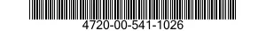 4720-00-541-1026  4720005411026 005411026