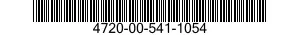 4720-00-541-1054  4720005411054 005411054