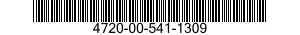 4720-00-541-1309  4720005411309 005411309