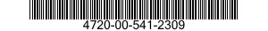 4720-00-541-2309  4720005412309 005412309