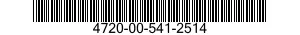 4720-00-541-2514  4720005412514 005412514