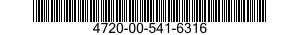 4720-00-541-6316  4720005416316 005416316