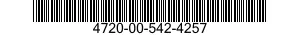 4720-00-542-4257  4720005424257 005424257