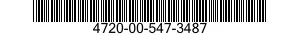 4720-00-547-3487  4720005473487 005473487