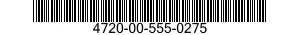 4720-00-555-0275  4720005550275 005550275